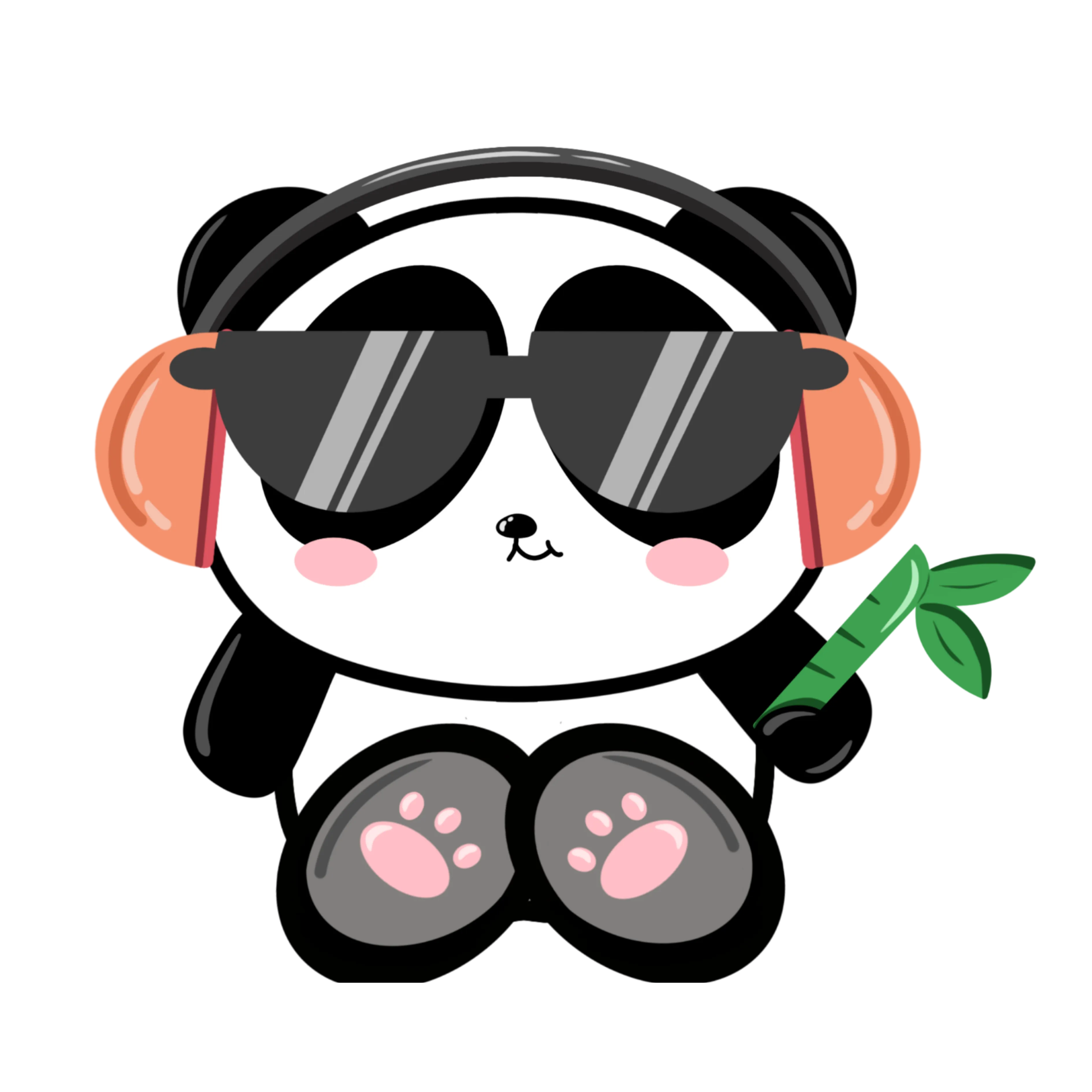 Bamboo Brain panda logo
