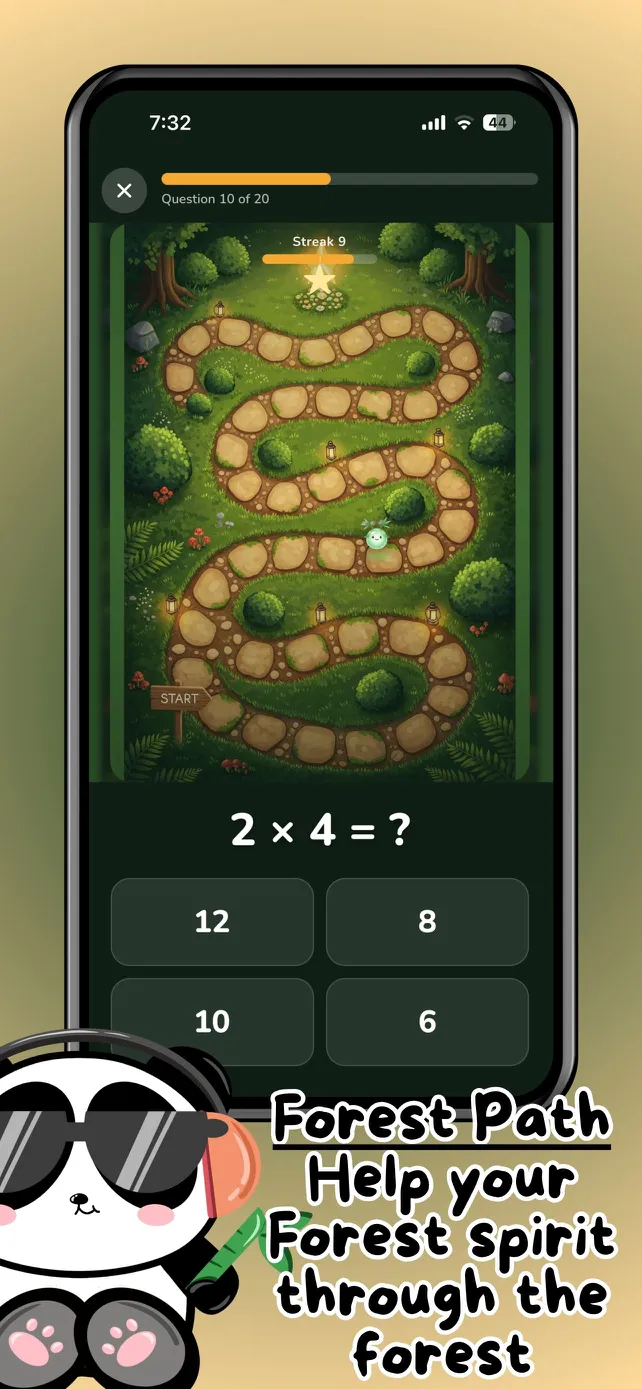 Bamboo Timestables spirit companion screen
