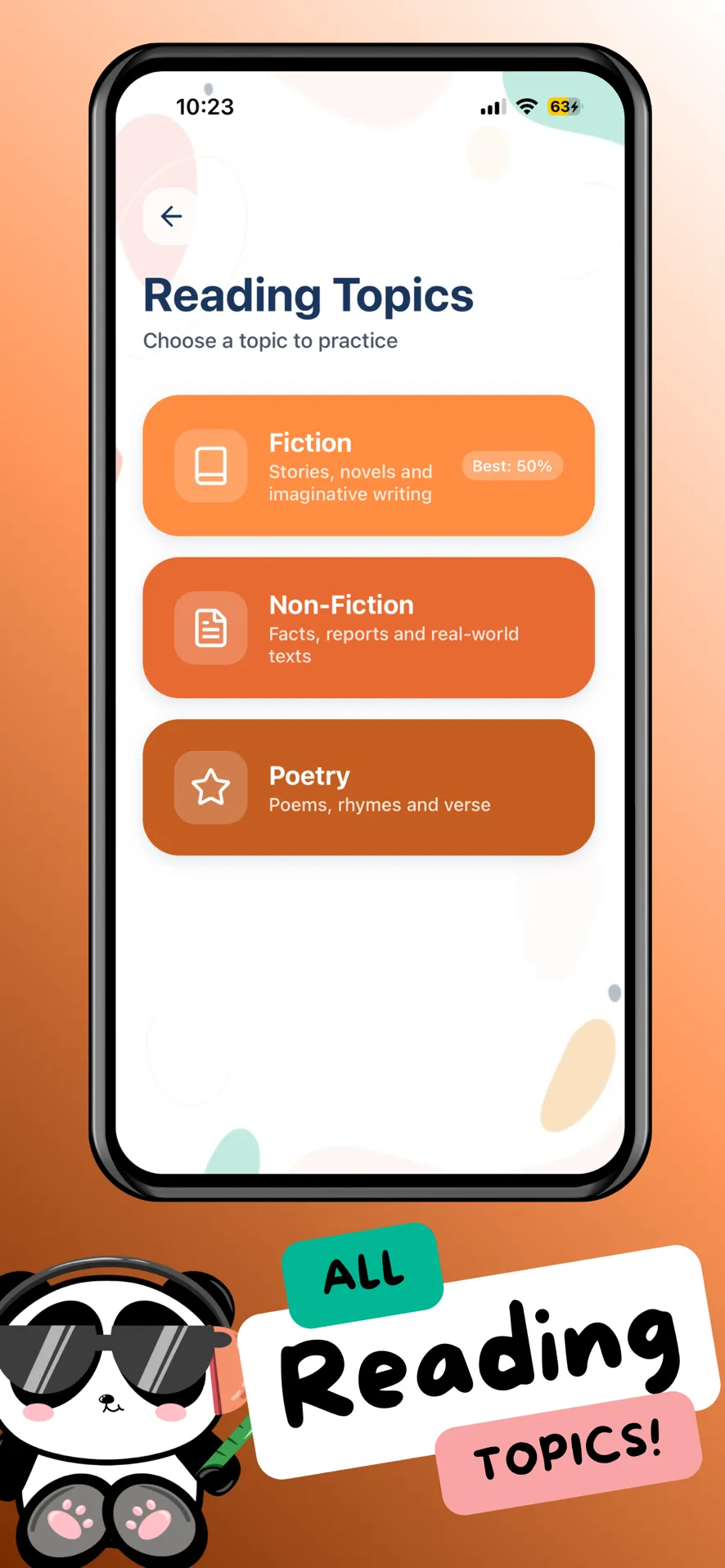 Bamboo Brain SATs answer feedback screen