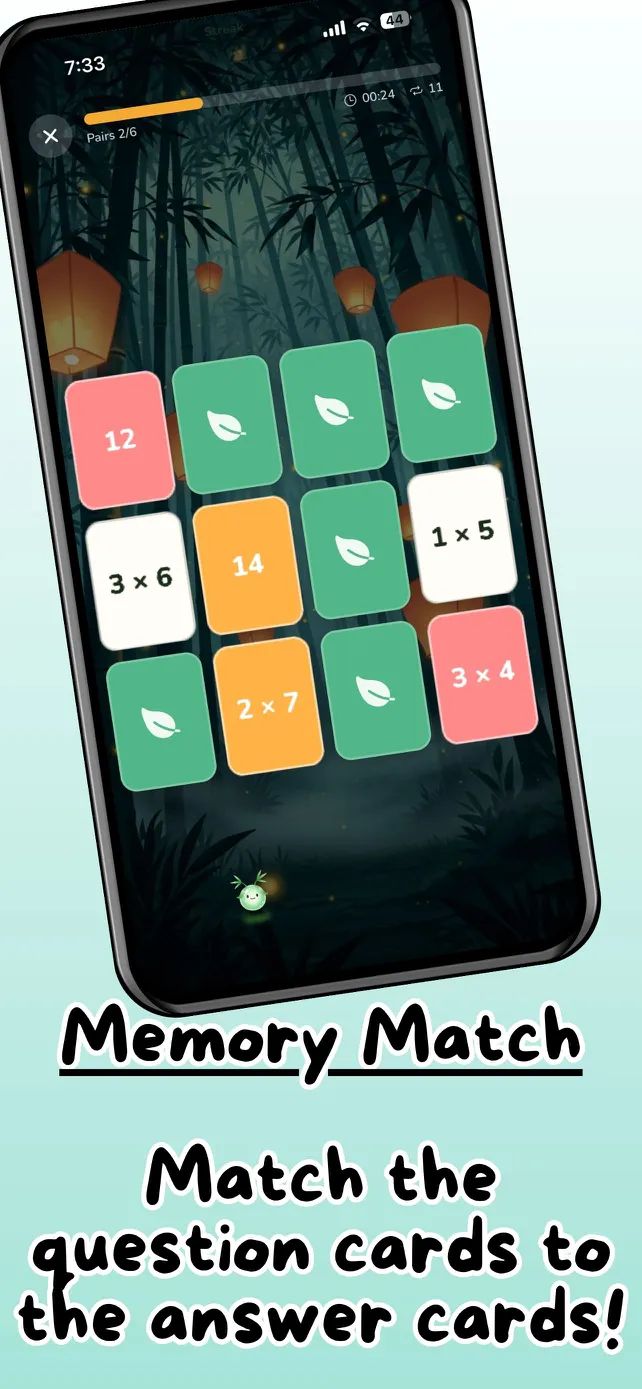 Bamboo Timestables coins and rewards screen