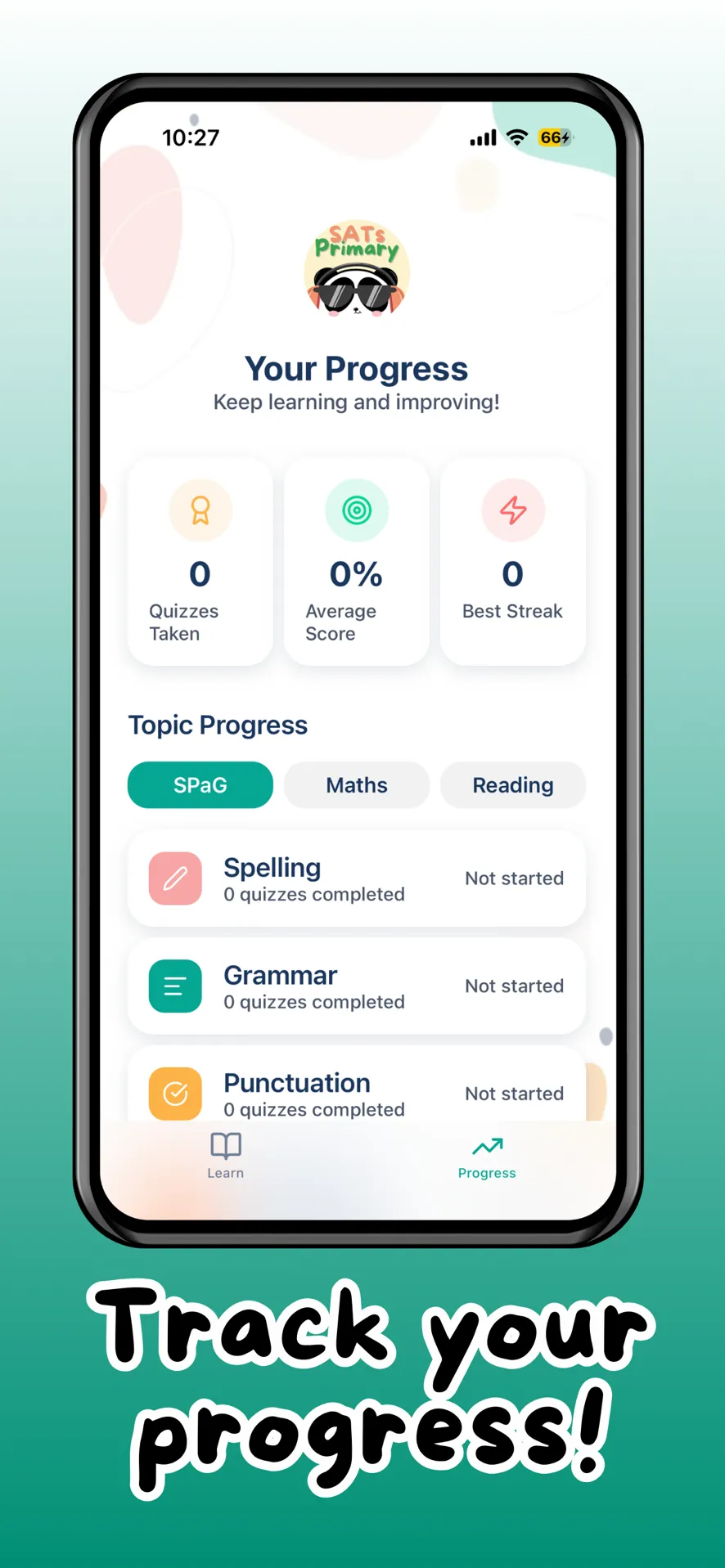 Bamboo Brain SATs achievements screen